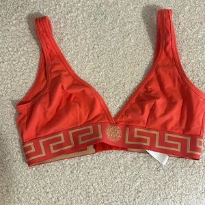 Versace Greca  Logo Bralette
